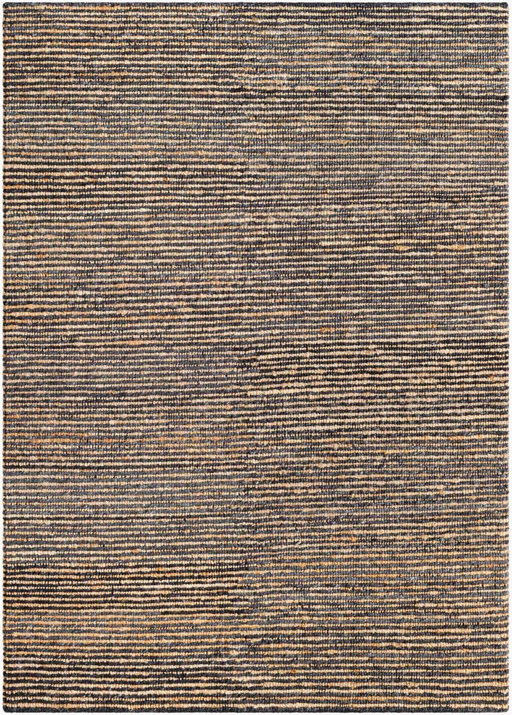 Merel Charcoal & Beige Hand Woven Area Rug